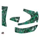 Karosszéria védő dekor matrica készlet Quad KYMCO Camo Zöld Széria