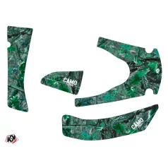   Karosszéria védő dekor matrica készlet Quad KYMCO Camo Zöld Széria