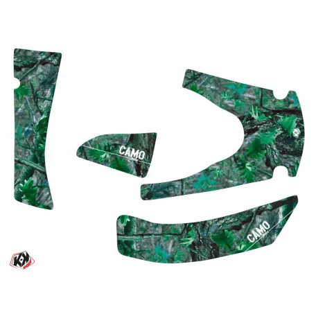 Karosszéria védő dekor matrica készlet Quad KYMCO Camo Zöld Széria