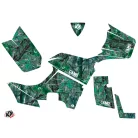 Karosszéria védő dekor matrica készlet Quad KYMCO Camo Zöld Széria