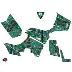   Karosszéria védő dekor matrica készlet Quad KYMCO Camo Zöld Széria