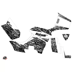  Karosszéria védő dekor matrica készlet Quad KYMCO Predator Fehér Széria