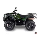 Karosszéria védő dekor matrica készlet Quad KYMCO Stage Fekete/Zöld Széria