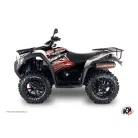 Karosszéria védő dekor matrica készlet Quad KYMCO Eraser Piros/Fehér Széria