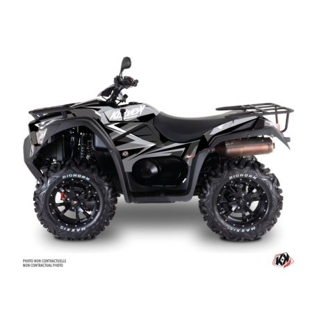 Karosszéria védő dekor matrica készlet Quad KYMCO Stage Szürke Széria