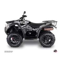  Karosszéria védő dekor matrica készlet Quad KYMCO Predator Szürke Széria