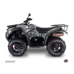   Karosszéria védő dekor matrica készlet Quad KYMCO Camo Szürke Széria