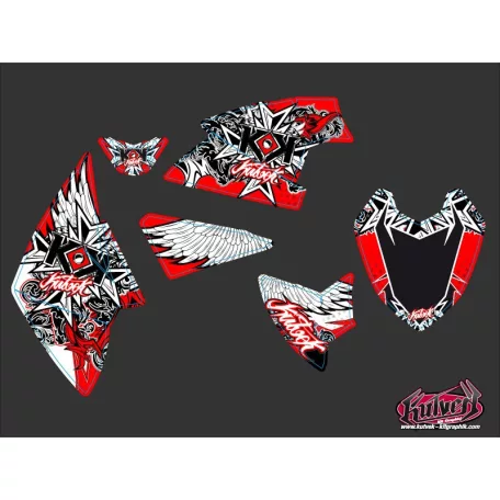 Karosszéria védő dekor matrica készlet Quad POLARIS Demon Széria