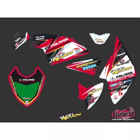 Karosszéria védő dekor matrica készlet Quad POLARIS Replica mickael revoy 2011 Széria