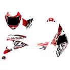 Karosszéria védő dekor matrica készlet Quad POLARIS Eraser Piros/Fehér Széria