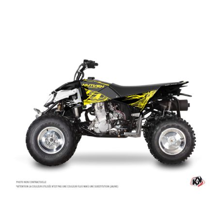 Karosszéria védő dekor matrica készlet Quad POLARIS Eraser fluo Sárga Széria
