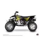Karosszéria védő dekor matrica készlet Quad POLARIS Eraser fluo Sárga Széria