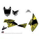 Karosszéria védő dekor matrica készlet Quad POLARIS Eraser fluo Sárga Széria