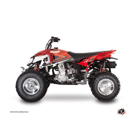 Karosszéria védő dekor matrica készlet Quad POLARIS Stage Piros Széria