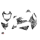 Karosszéria védő dekor matrica készlet Quad POLARIS Predator Fehér Széria