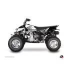 Karosszéria védő dekor matrica készlet Quad POLARIS Predator Fehér Széria