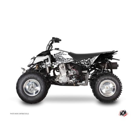Karosszéria védő dekor matrica készlet Quad POLARIS Predator Fehér Széria