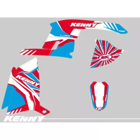Karosszéria védő dekor matrica készlet Quad POLARIS Kenny Széria