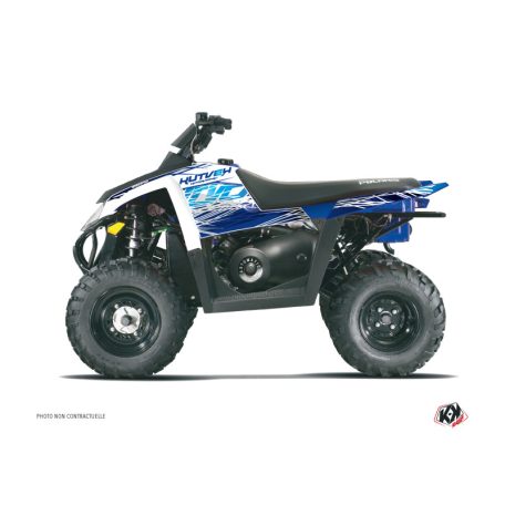Karosszéria védő dekor matrica készlet Quad POLARIS Eraser Kék Széria