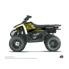 Karosszéria védő dekor matrica készlet Quad POLARIS Eraser fluo Sárga Széria