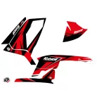 Karosszéria védő dekor matrica készlet Quad POLARIS Stage Piros Széria