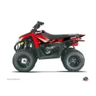Karosszéria védő dekor matrica készlet Quad POLARIS Stage Piros Széria