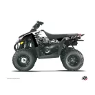 Karosszéria védő dekor matrica készlet Quad POLARIS Predator Fehér Széria