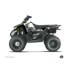   Karosszéria védő dekor matrica készlet Quad POLARIS Predator Fehér Széria
