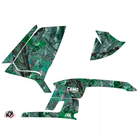 Karosszéria védő dekor matrica készlet Quad POLARIS Camo Zöld Széria