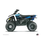 Karosszéria védő dekor matrica készlet Quad POLARIS Action Kék Széria