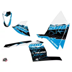   Karosszéria védő dekor matrica készlet Quad POLARIS Action Kék Széria