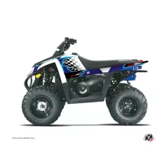   Karosszéria védő dekor matrica készlet Quad POLARIS Last edition Kék Széria