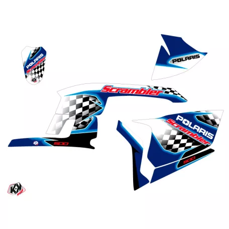 Karosszéria védő dekor matrica készlet Quad POLARIS Last edition Kék Széria