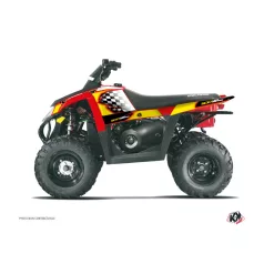   Karosszéria védő dekor matrica készlet Quad POLARIS Last edition Sárga Széria