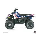 Karosszéria védő dekor matrica készlet Quad POLARIS Vintage polaris Kék Széria