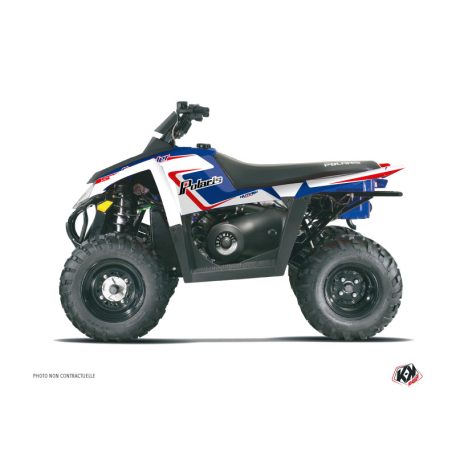 Karosszéria védő dekor matrica készlet Quad POLARIS Vintage polaris Kék Széria