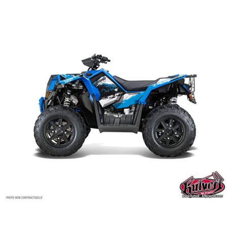 Karosszéria védő dekor matrica készlet Quad POLARIS Action Kék Széria