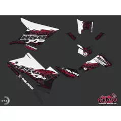   Karosszéria védő dekor matrica készlet Quad POLARIS Action Piros Széria