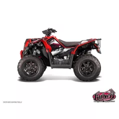   Karosszéria védő dekor matrica készlet Quad POLARIS Action Piros Széria