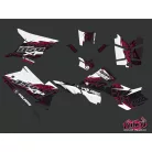 Karosszéria védő dekor matrica készlet Quad POLARIS Action Piros Széria