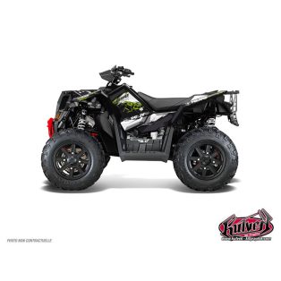   Karosszéria védő dekor matrica készlet Quad POLARIS Action Zöld Széria
