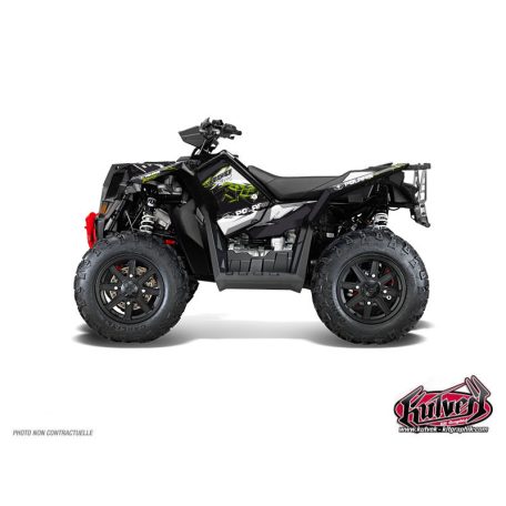 Karosszéria védő dekor matrica készlet Quad POLARIS Action Zöld Széria