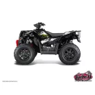 Karosszéria védő dekor matrica készlet Quad POLARIS Action Zöld Széria