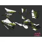 Karosszéria védő dekor matrica készlet Quad POLARIS Action Zöld Széria