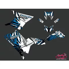   Karosszéria védő dekor matrica készlet Quad POLARIS Graff Kék Széria