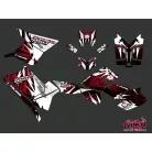 Karosszéria védő dekor matrica készlet Quad POLARIS Graff Piros Széria