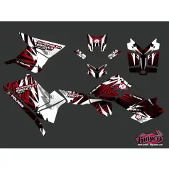   Karosszéria védő dekor matrica készlet Quad POLARIS Graff Piros Széria