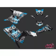   Karosszéria védő dekor matrica készlet Quad POLARIS Demon Kék Széria