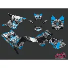 Karosszéria védő dekor matrica készlet Quad POLARIS Demon Kék Széria