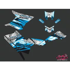   Karosszéria védő dekor matrica készlet Quad POLARIS Spirit Kék Széria
